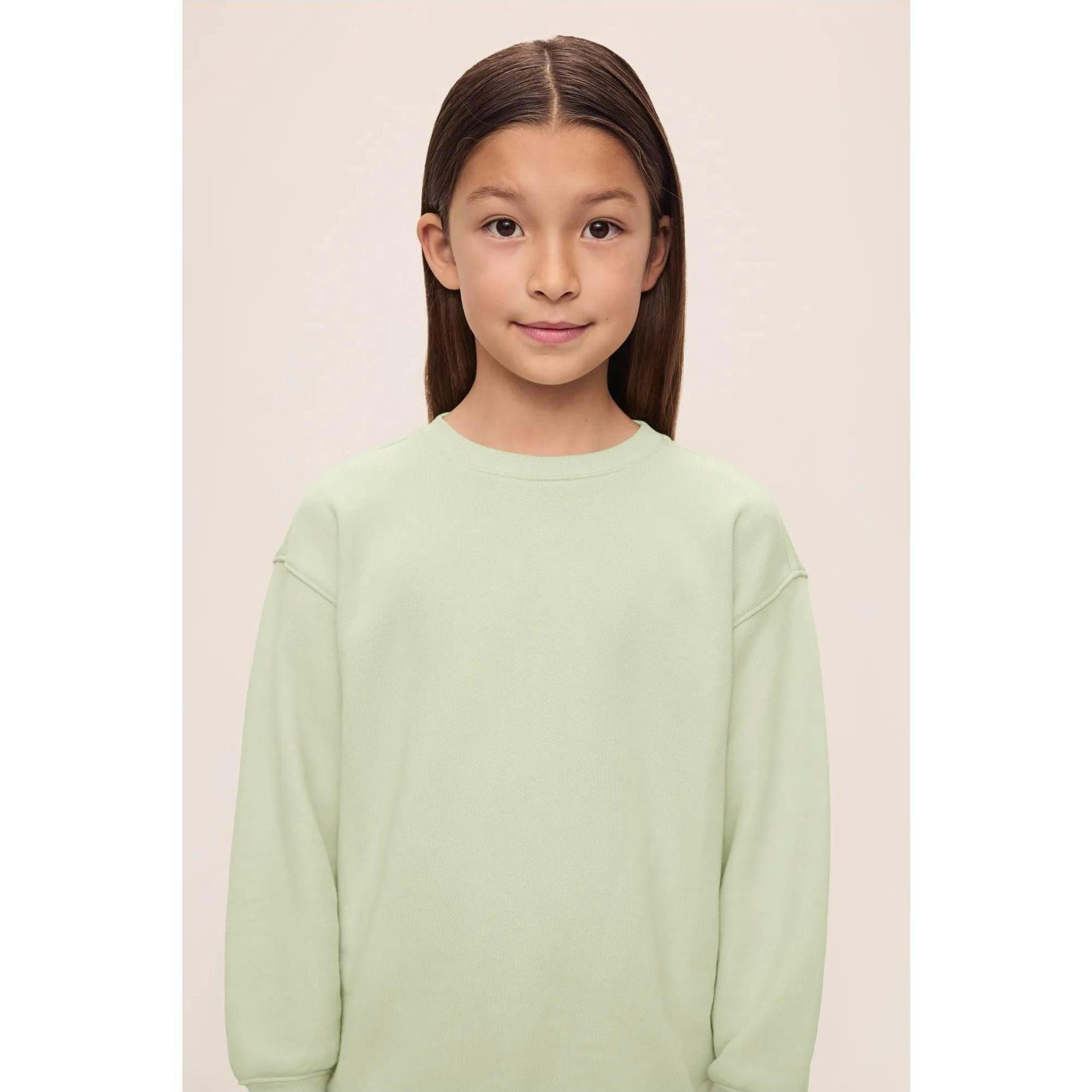 Kid's French Terry Sweatshirt and Jogger Set, Green