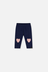 Baby Leggings Royal Blue And Pink