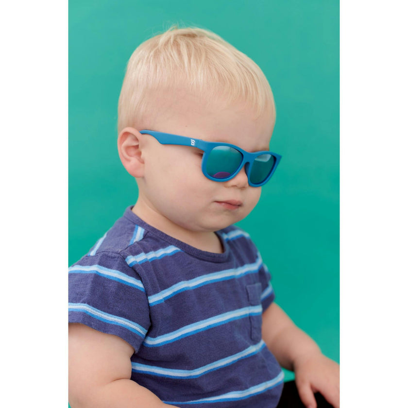 Midnight Blue Navigator | Polarized Light Blue Mirrored Lenses