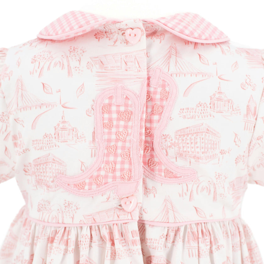 Sarita Girl Dress - Dallas Print