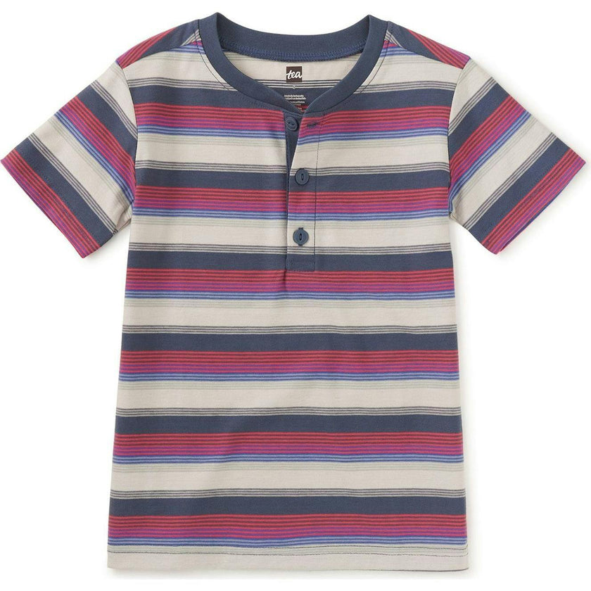 Henley Tee, Blue