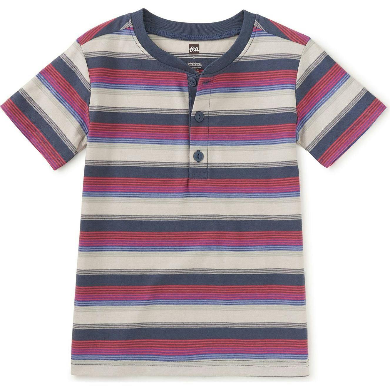 Henley Tee, Blue