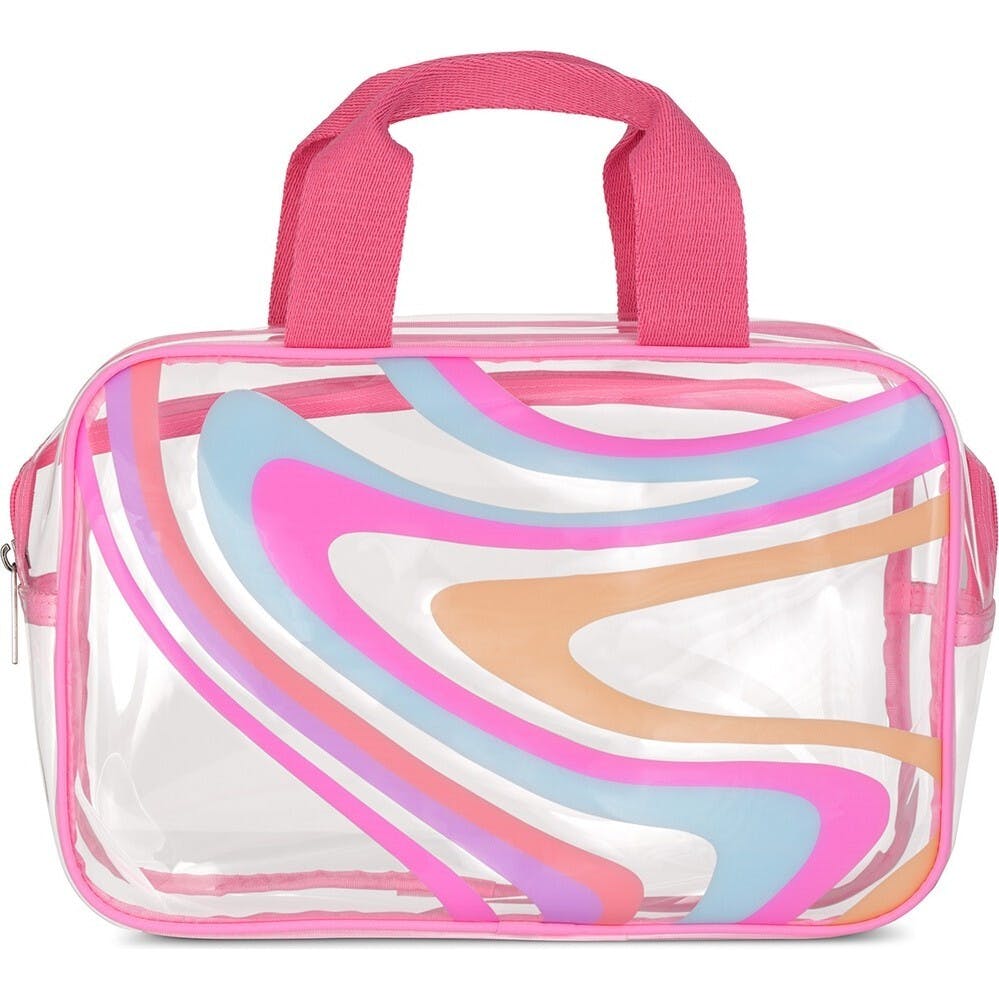 Color Swirl Cosmetic Bag Trio