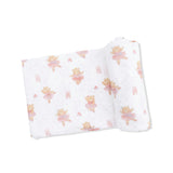 Teddy Bear Ballerina - Swaddle Blanket