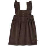 Organic Ruffle Corduroy Dress
