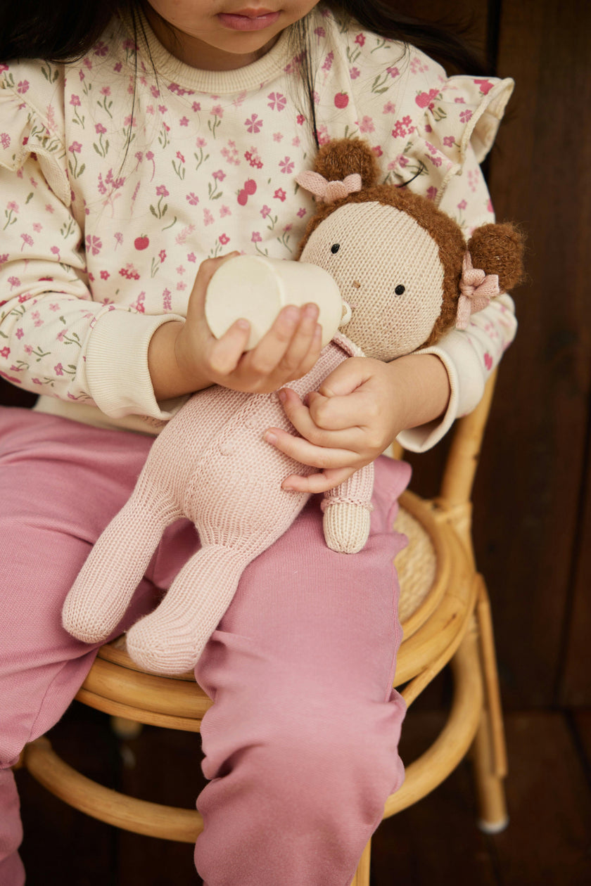 Baby Emily doll pink -  11"