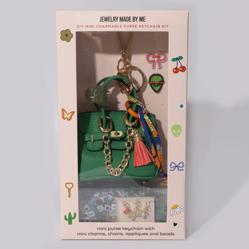 Green Mini Purse Keychain Kit