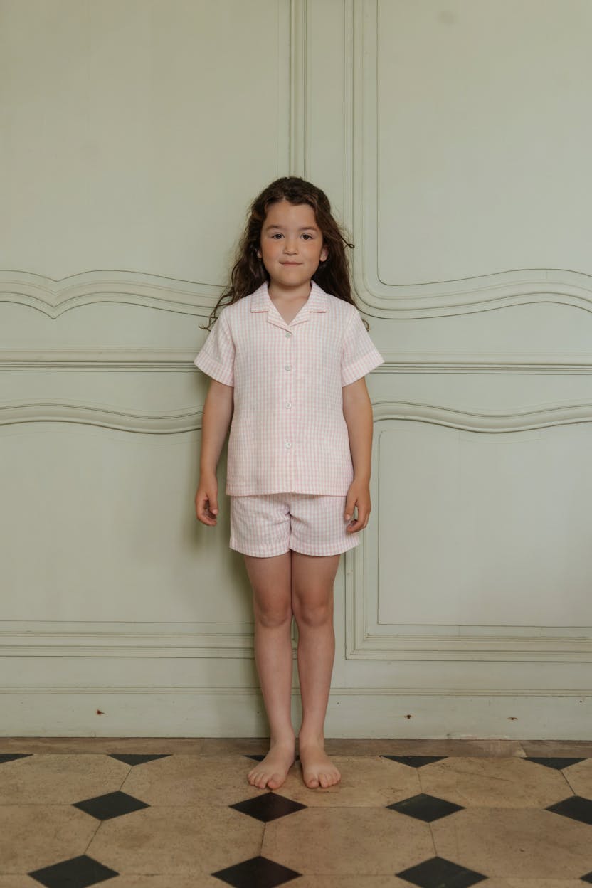 Pyjama fille Rieur - Rose