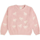 All Over Bows Knit Sweater