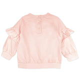 AURORA 4-Piece Crew Neck Ruffle Sweatshirt and Jogger Set