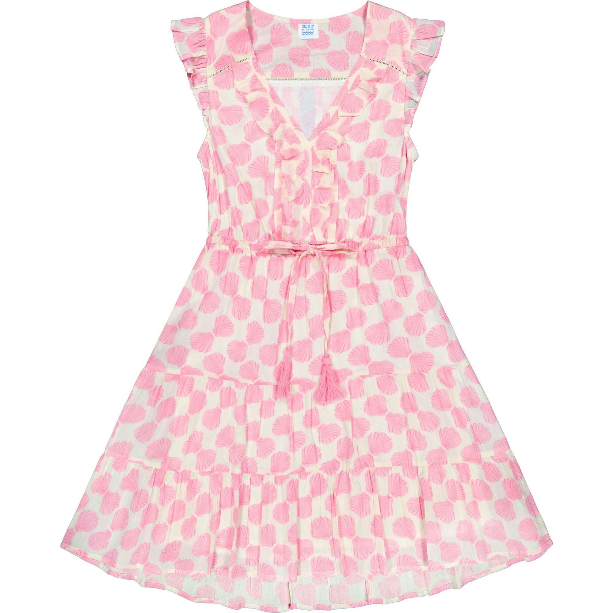 Giselle Women's Mini Dress Shell Beach Pink, Pink