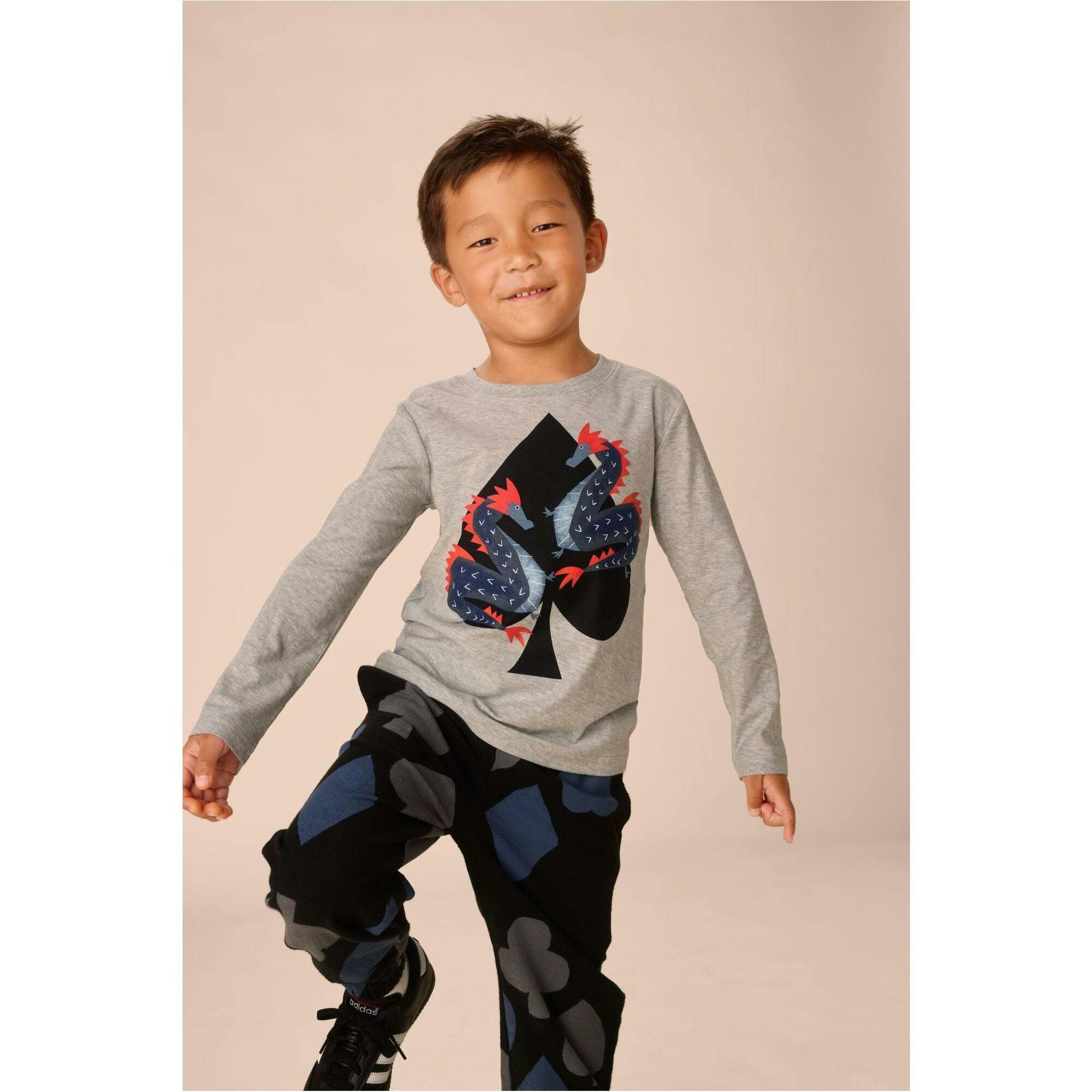 Printed Easy Fit Joggers, Blue