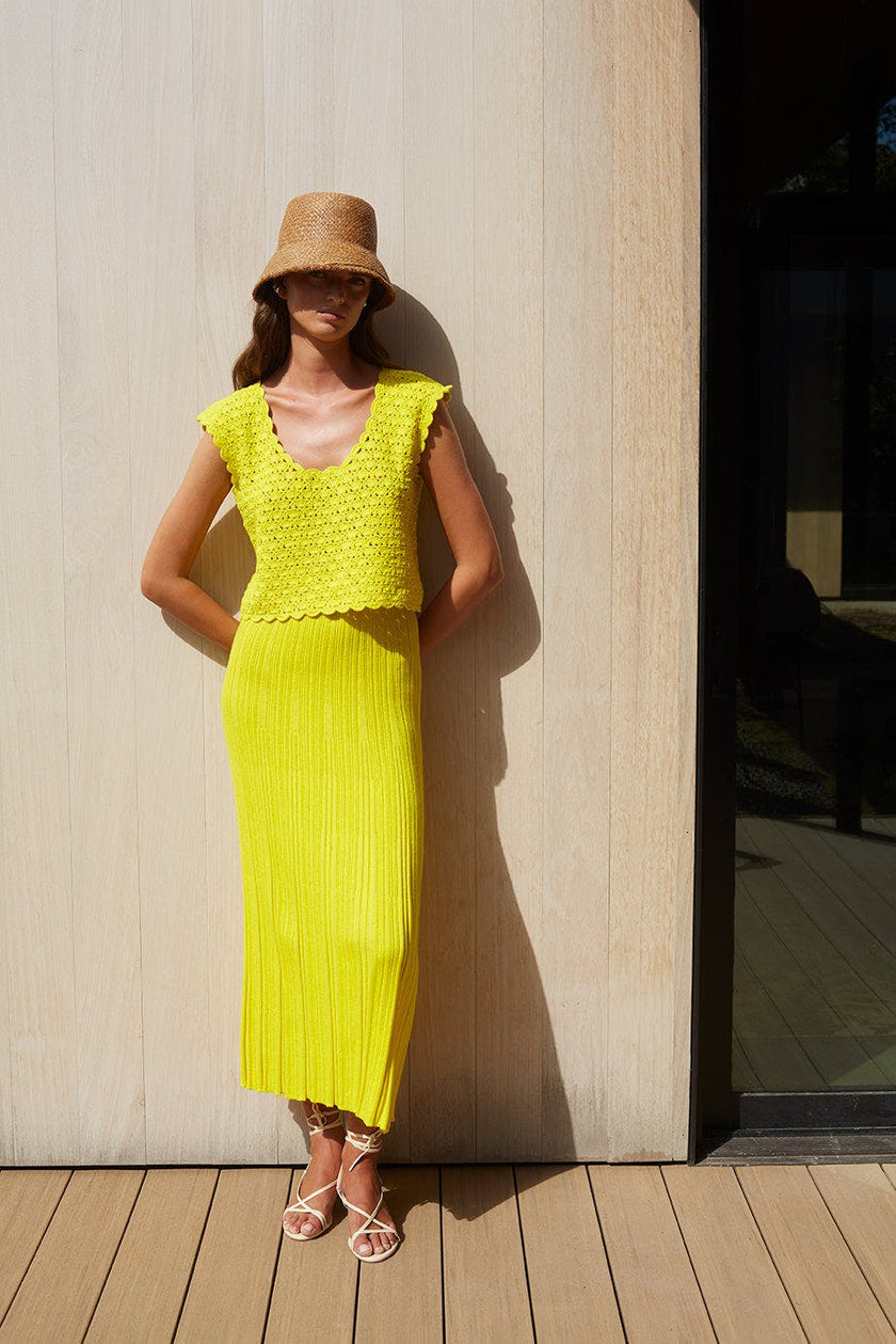 ZARIA CROCHET TOP | LIMONE | One Left!