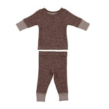 Brushed Sweater Knit 2-Piece Lounge Set
