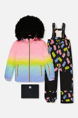 Two Piece Play Snowsuit Multicolor Gradient