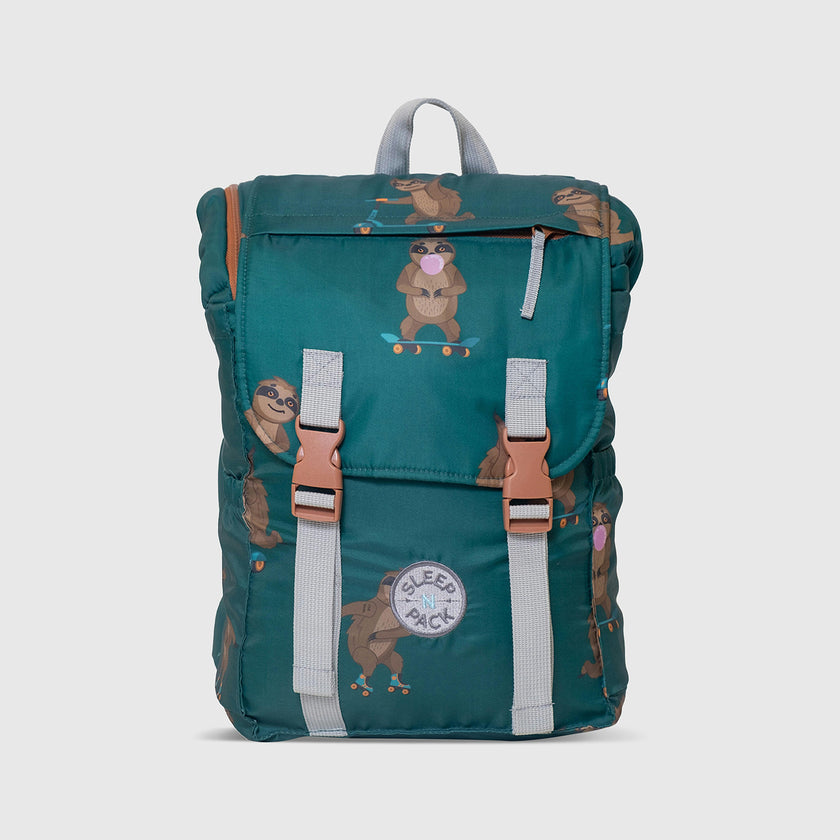 Sleep-N-Pack™ – Little Kid Size | Pals in Print: Skating Sloths