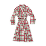 Holiday Plaid - Brushed Twill - Adult Long Robe