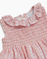 Brittany Dress Pink Vichy Plumetis