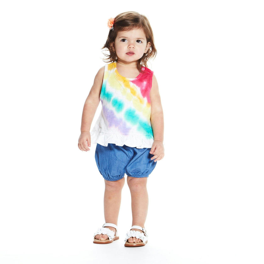 Baby Rainbow Top and Short Set