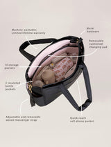 Utility-Strap Diaper Tote Bag