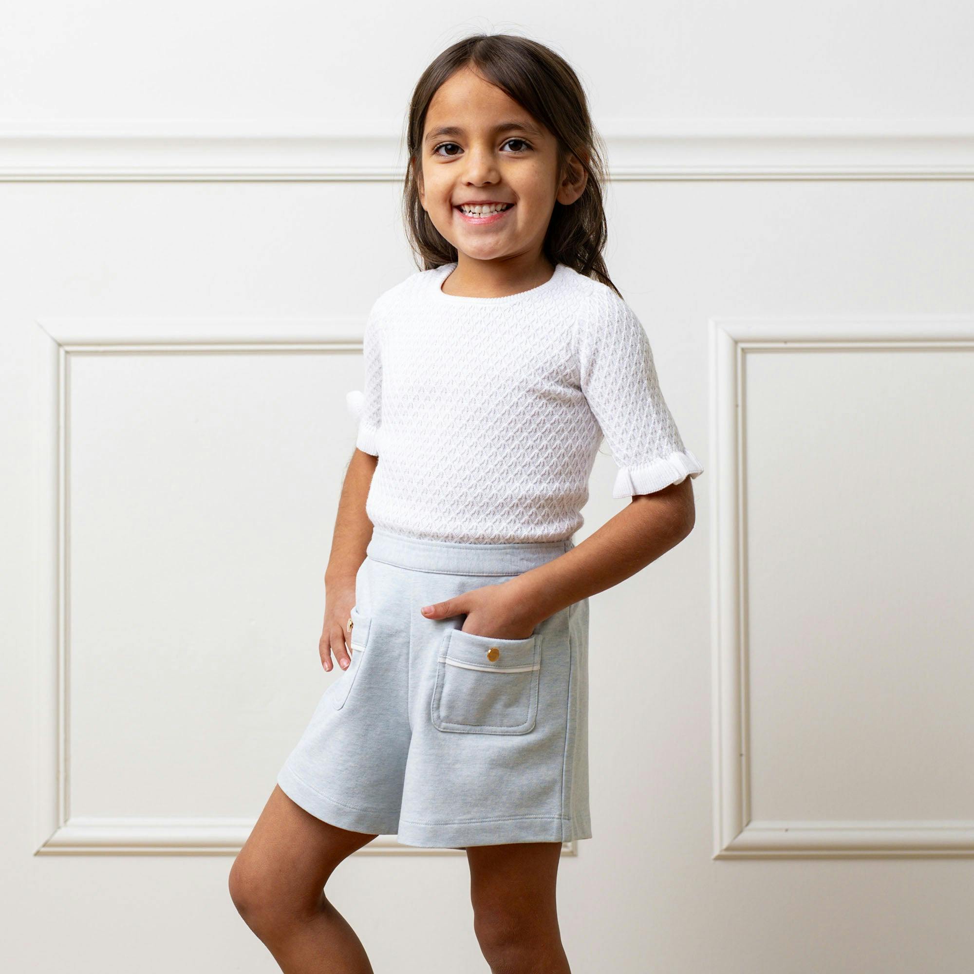 Organic French Terry Pull-On Short