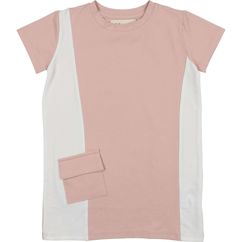 Colorblock Pocket Short Sleeves Tee