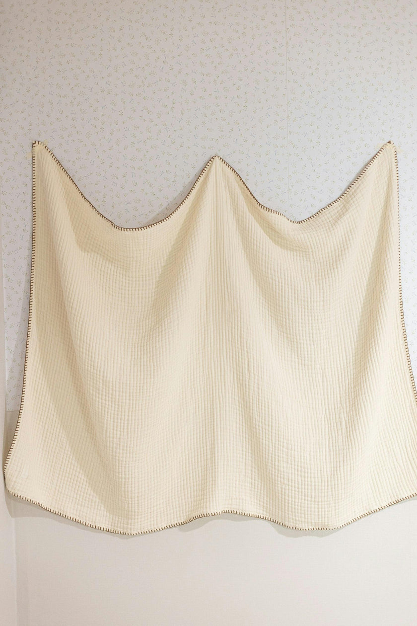 4 Layer Muslin Blanket (Brown, Pink)