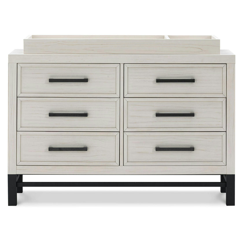 Universal Wide Removable Changing Tray in White Driftwood