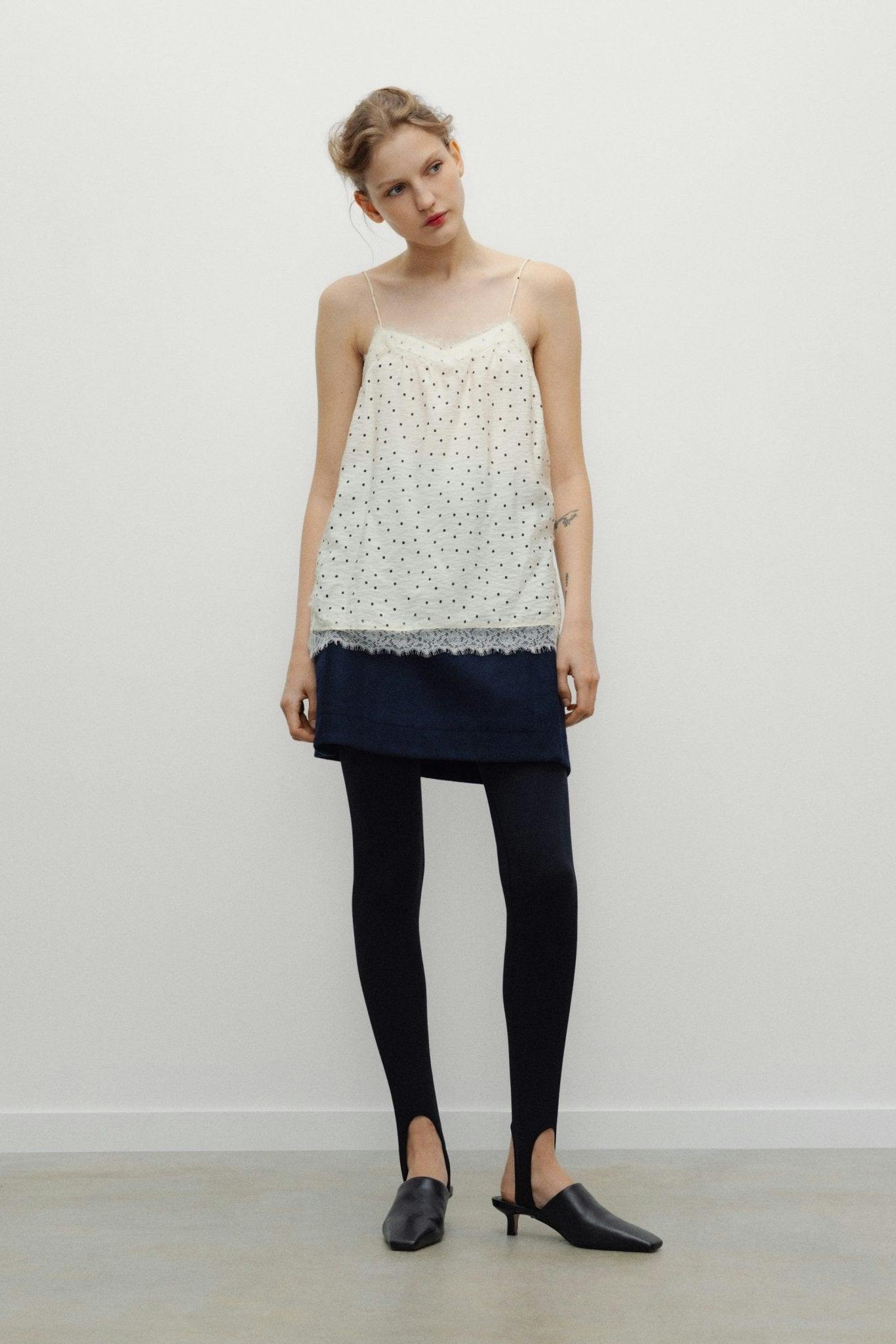 Polka Woman Top