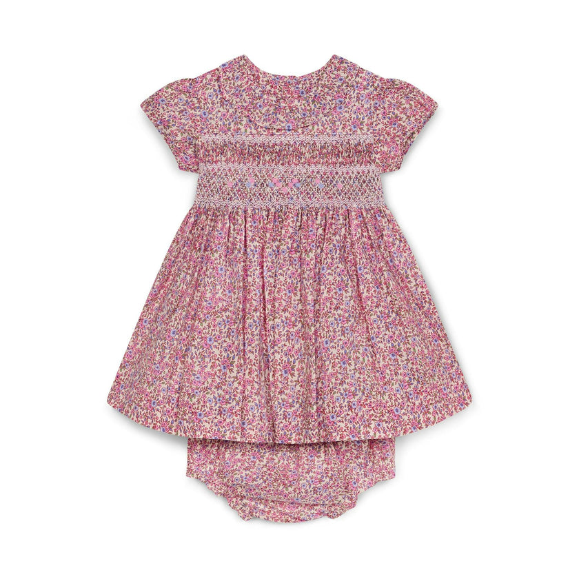 Smocked Baby Dress Lavender