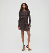 The Dalia Mini Nap Dress - Duke Dot Chocolate