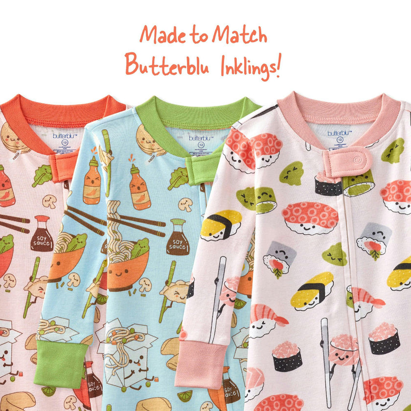 CRUZ Snug Fit Footed Baby Girls Pajamas