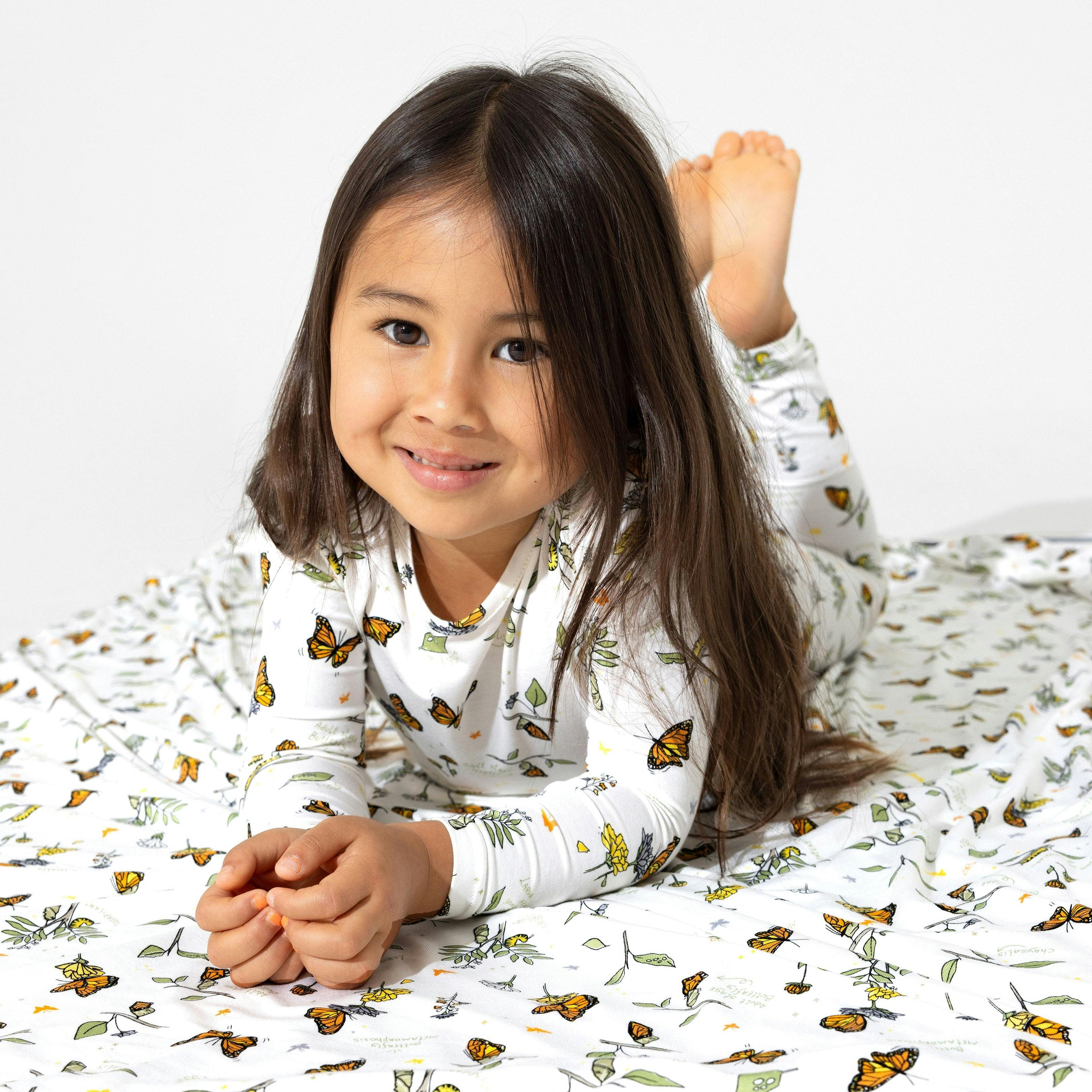 Monarch Bamboo Kids Pajamas