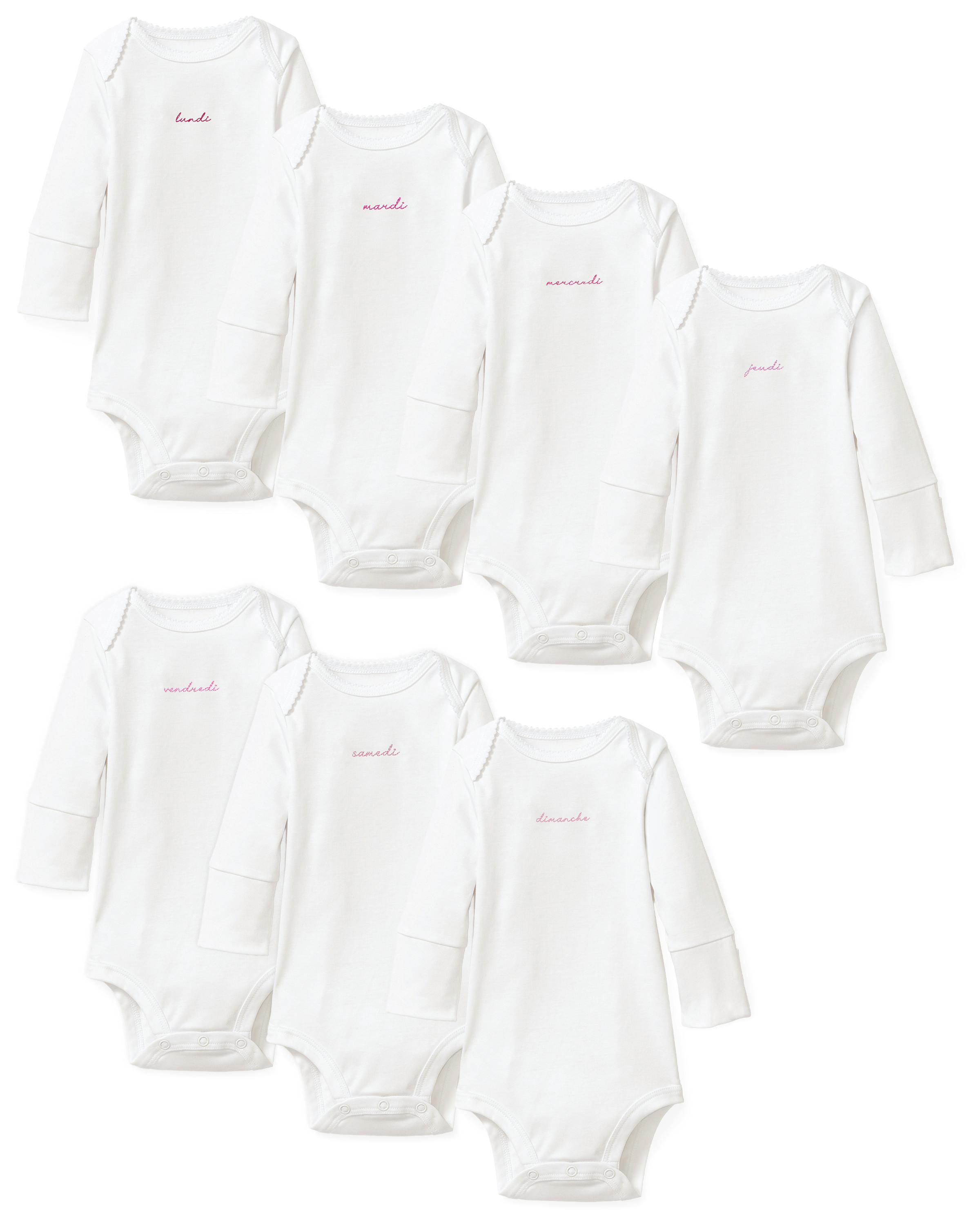 Baby's Pima Long Sleeve Onesie Set in French Lessons Pink