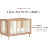 Lolly 3-in-1 Convertible Crib w/ Toddler Bed Conversion