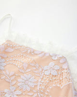 Tanya Lace Frill Maxi Dress