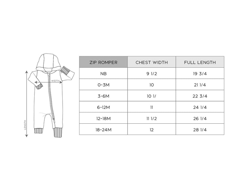 Baby Boy Terry Zip Romper