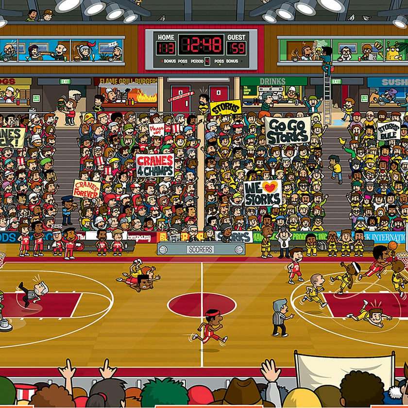 Spot & Find: Basketball - 100 pc Puzzle