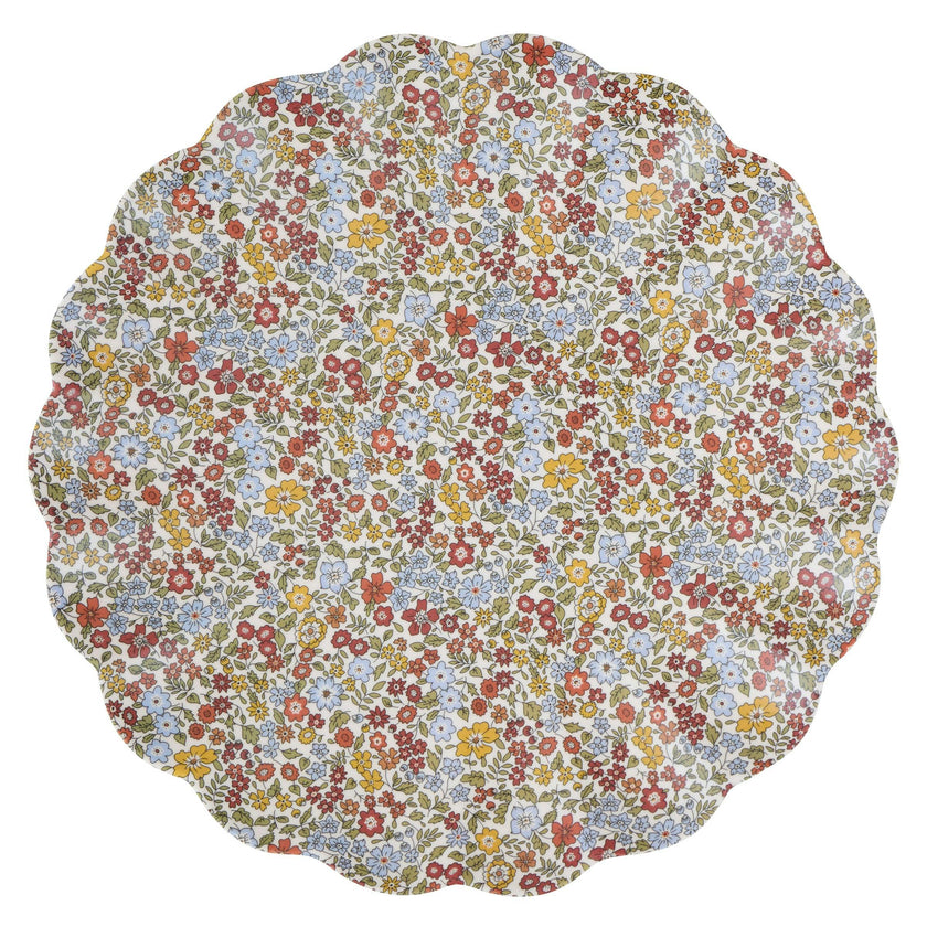 Meri Meri x Liberty Rustic Hues Reusable Large Plates
