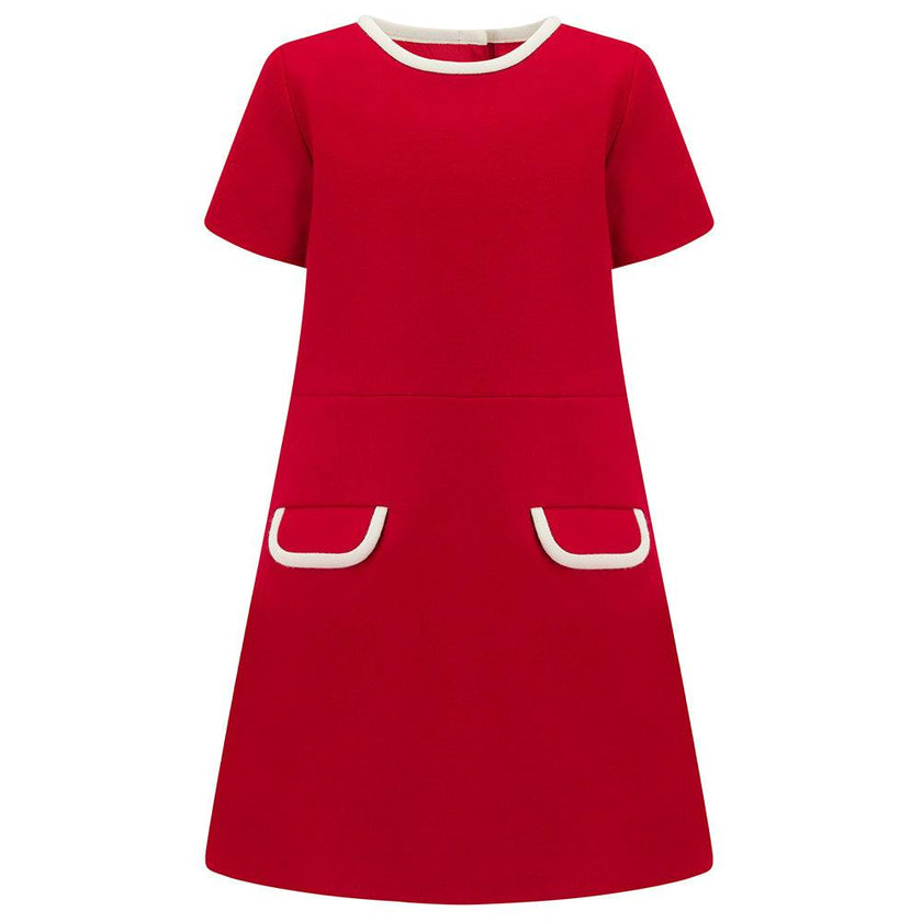 Kensington Dress - Pillar Box Red