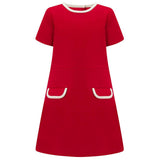 Kensington Dress - Pillar Box Red