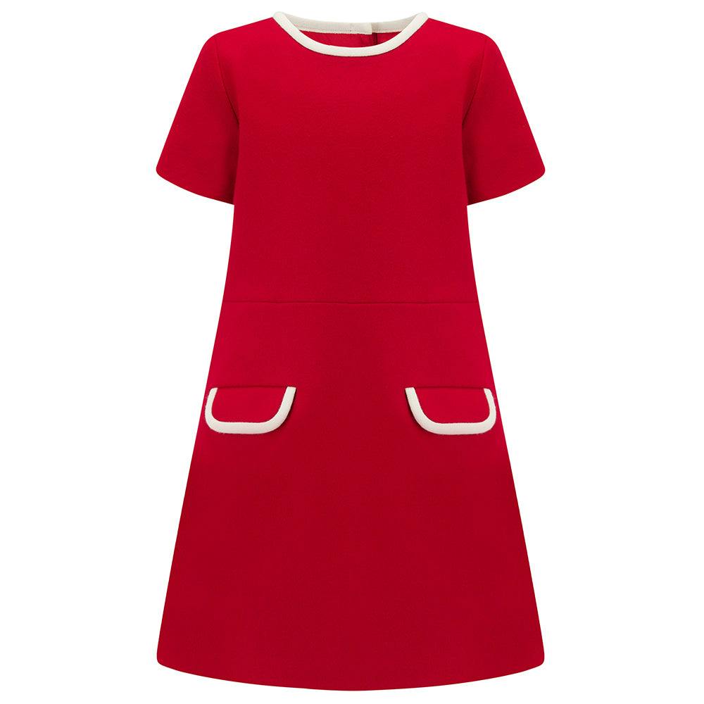 Kensington Dress - Pillar Box Red