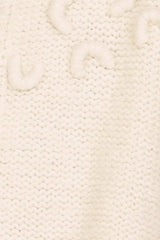 Cusco Croissant Cardigan in Ivory