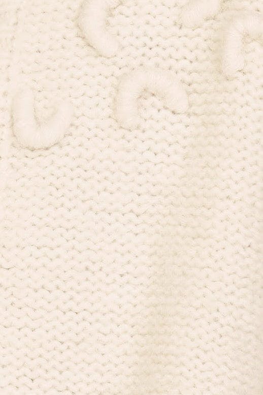 Cusco Croissant Cardigan in Ivory
