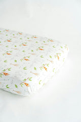The Safari Party Print Crib Sheet