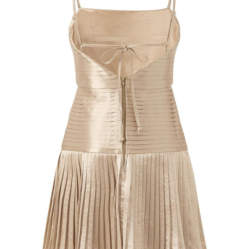 Jasmine Pleated Mini Dress