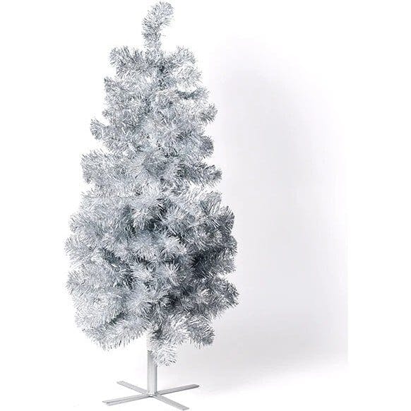 Silver Tinsel Tree