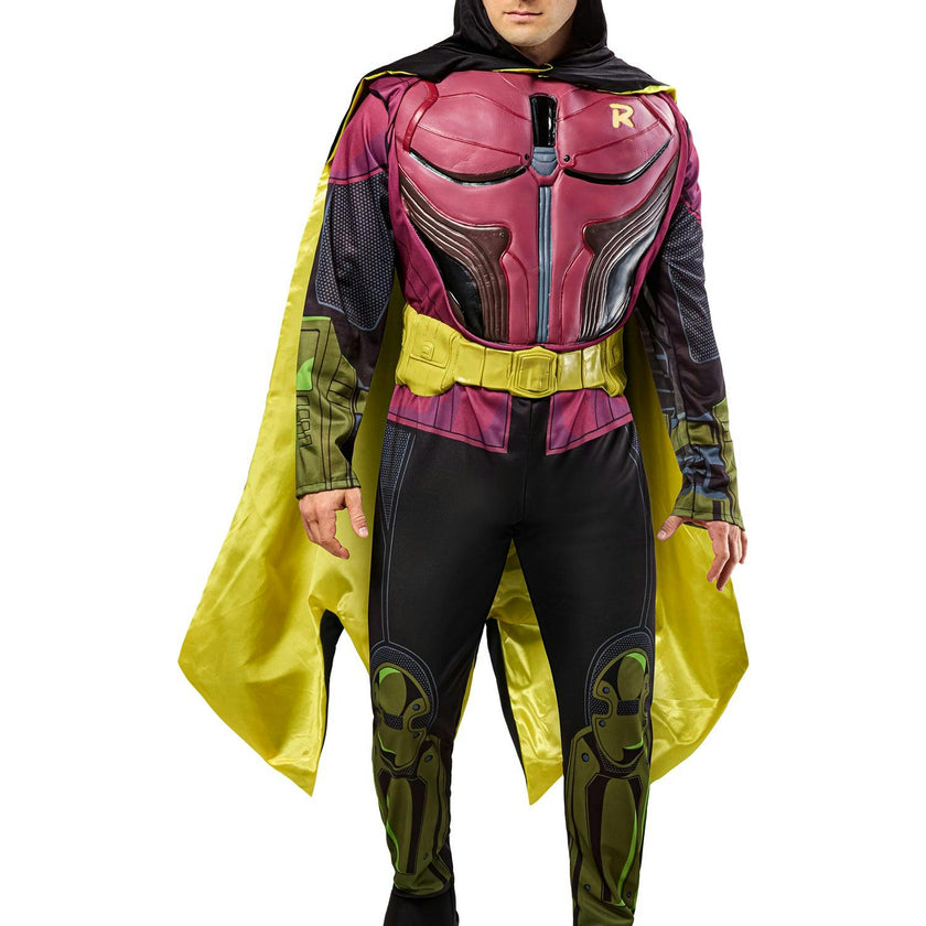 DC Comics Muscle Chest Robin Arkham Mens Costume