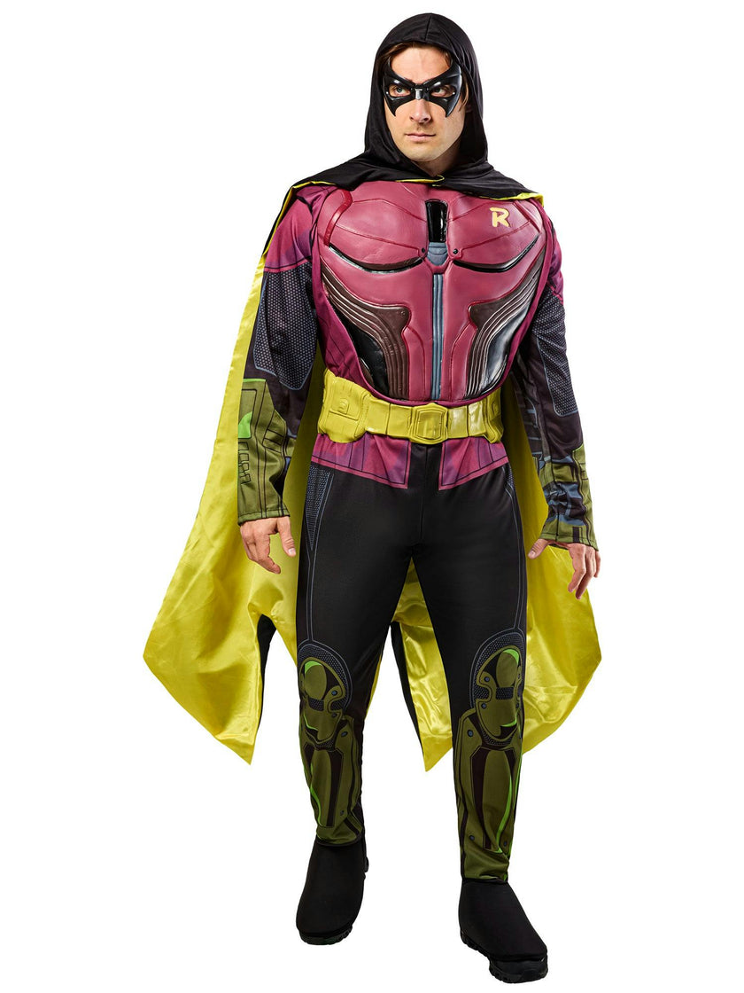 DC Comics Muscle Chest Robin Arkham Mens Costume