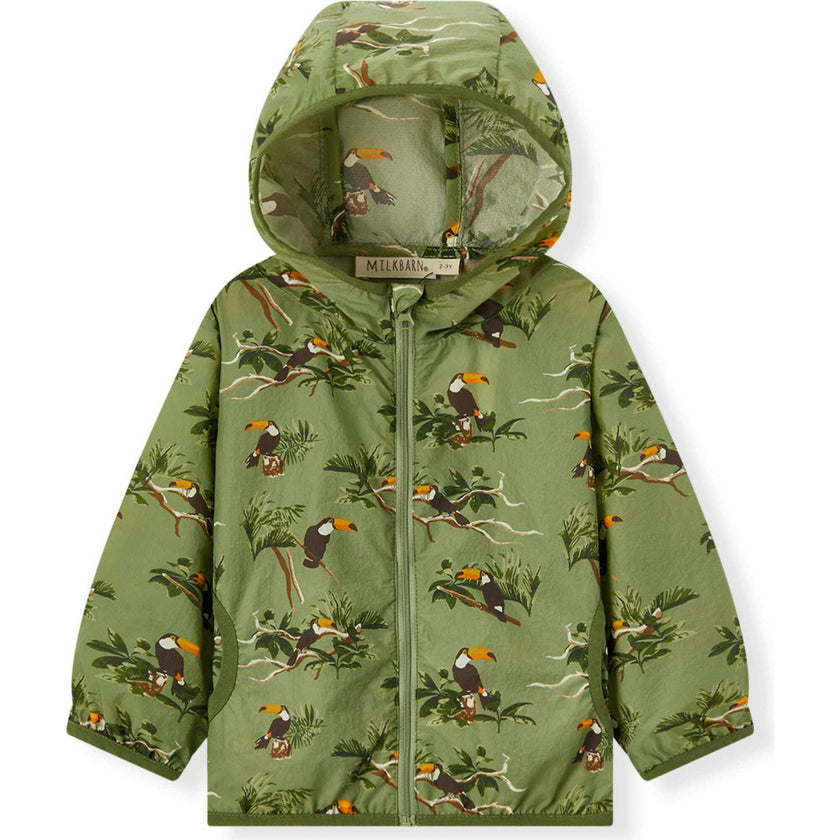 Hooded Sun Shield Windbreaker Jacket